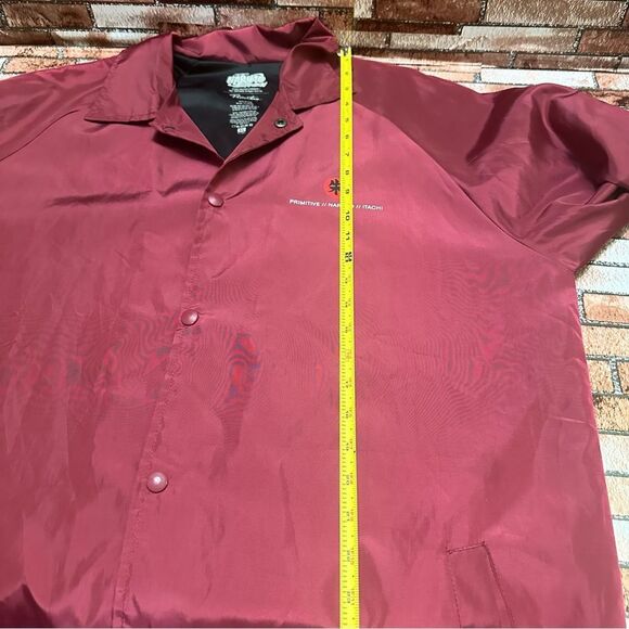 NARUTO Primitive x Naruto Burgundy Jacket XL - Picture 11 of 13